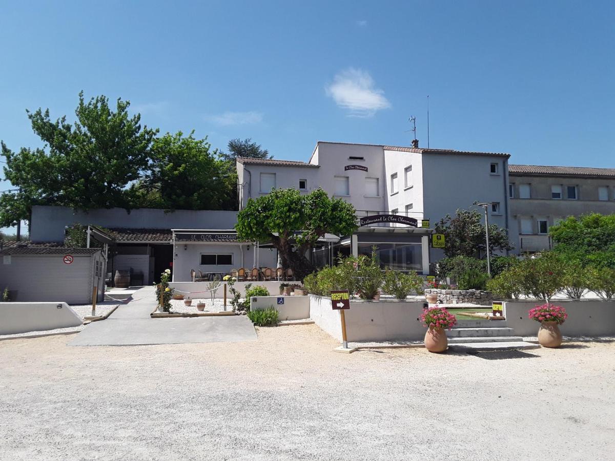 Hotel Restaurant Le Clos Charmant Vallon-Pont-d'Arc Exterior photo